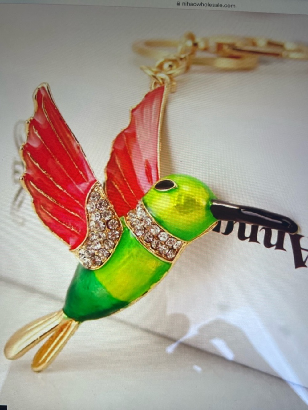 Hummingbird Keychain - Picture 3 of 3